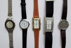 Lot van vijf dames quartz horloges., Ophalen of Verzenden, Polshorloge