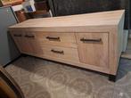 Tv meubel, Ophalen, 150 tot 200 cm, Eikenhout, Zo goed als nieuw