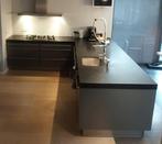 Moderne basaltgrijze hoekkeuken GEDEMONTEERD, Huis en Inrichting, Keuken | Complete keukens, Hoekkeuken, Graniet of Steen, Ophalen of Verzenden