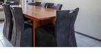 Wooden dining table with chairs, Ophalen, 50 tot 100 cm, Vijf personen of meer, 150 tot 200 cm