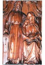 Boxtel. De Heilige Familie -Altaar detail H. Hartkerk Boxtel, Verzamelen, Verzenden, 1960 tot 1980, Gelopen, Noord-Brabant