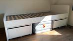Ikea bed met lattenbodem wit (zonder matras) met toebehoren, Ophalen, Zo goed als nieuw