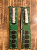 2x Hynix 512MB DDR2 PC2-4200U Geheugen, Computers en Software, RAM geheugen, Ophalen of Verzenden, Gebruikt, DDR2, Desktop