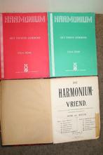 Harmonium bladmuziek, 3 muziekboeken, Gebruikt, Ophalen of Verzenden