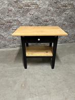 Vintage houten sidetable nr1055, Huis en Inrichting, Tafels | Sidetables, 50 tot 100 cm, Steen antiek, Ophalen of Verzenden, Zo goed als nieuw