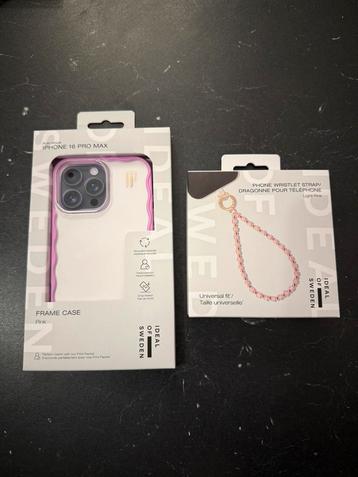 IDEAL OF SWEDEN iPhone 16 Pro Max Roze Frame beschikbaar voor biedingen