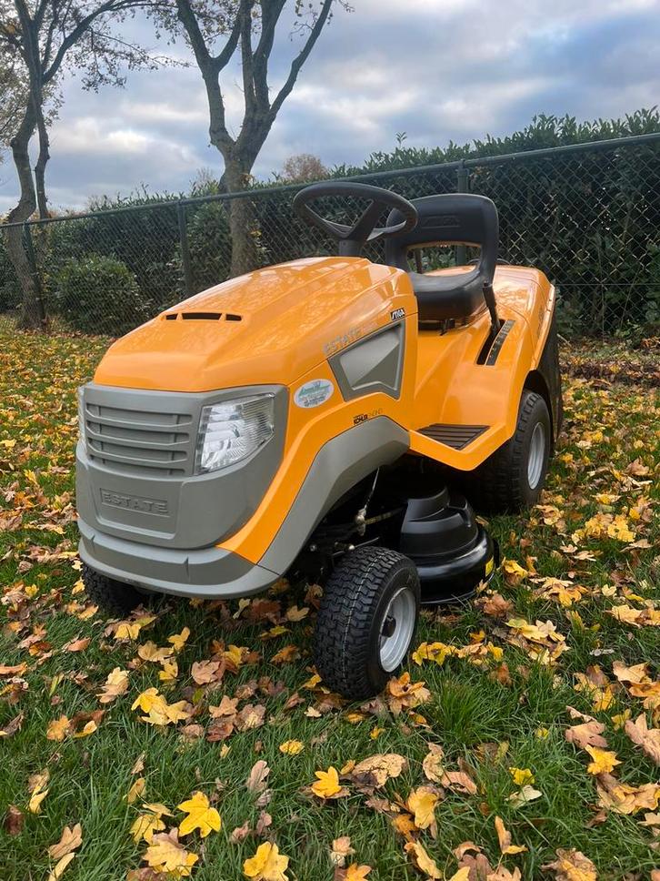 Nette en goede Stiga Estate President K zitmaaier hydrostaat, Tuin en Terras, Zitmaaiers, Zo goed als nieuw, 90 tot 120 cm, Elektrische starter