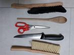 behangset met 2 borstels, snijmes, schaar en roerlepel, Ophalen of Verzenden, Behangset
