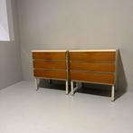 Vintage Interlubke Nachtkastjes - Jaren 60/70, Huis en Inrichting, Kasten | Ladekasten, Ophalen, Minder dan 50 cm, Gebruikt, .