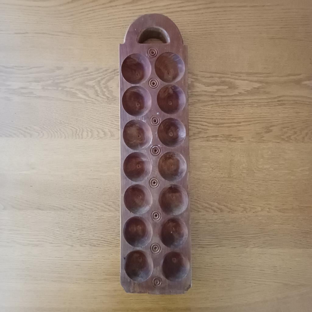 Mancala spel, Hobby en Vrije tijd, Gezelschapsspellen | Bordspellen, Gebruikt, Een of twee spelers, Ophalen of Verzenden