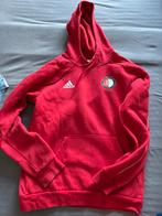 Rode Adidas Feyenoord Hoodie M, Ophalen of Verzenden, Zo goed als nieuw, Maat 48/50 (M), Rood
