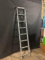 inschuifbare ladder 8 tredes, Doe-het-zelf en Verbouw, Ladders en Trappen, Ophalen, Zo goed als nieuw, Ladder, 2 tot 4 meter