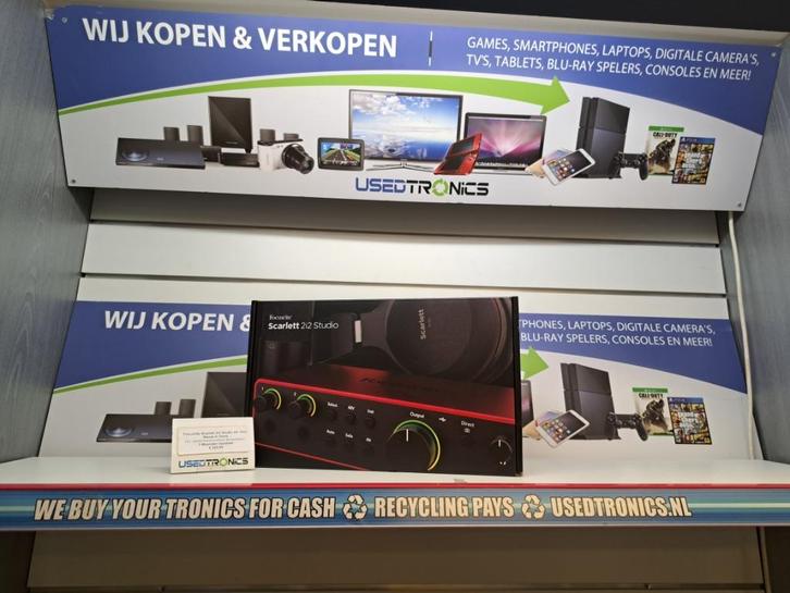 Focusrite Scarlett 2i2 Studio 4th Gen - Nieuw In Doos, Computers en Software, Geluidskaarten, Gebruikt, Ophalen of Verzenden