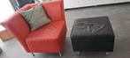 AFHALEN VOOR € 50: 2 Montel banken, 1 stoel en hocker, Huis en Inrichting, Banken | Voetenbanken en Poefen, Ophalen, Gebruikt