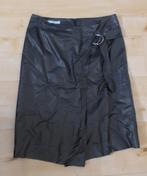 Stoere bruine leather look rok van Sylver! 40, Maat 38/40 (M), Bruin, Ophalen of Verzenden, Zo goed als nieuw