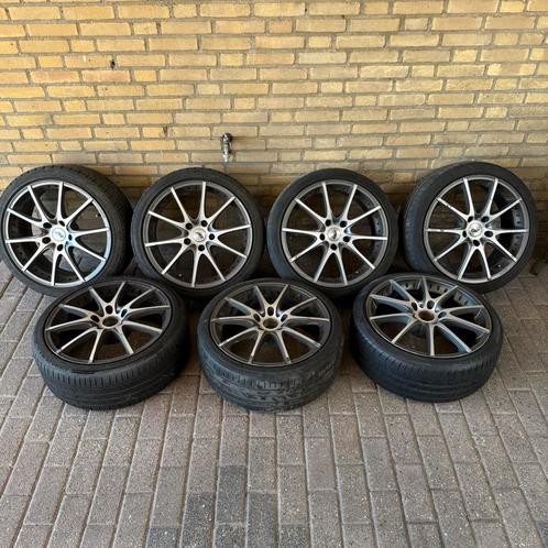 AEZ 18” velgen, 7 stuks, incl banden, Auto diversen, Overige Auto diversen, Ophalen