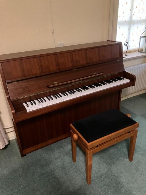 Wilhelm Steinmann piano  –  zijdeglans noten, Muziek en Instrumenten, Piano's, Gebruikt, Piano, Bruin, Ophalen