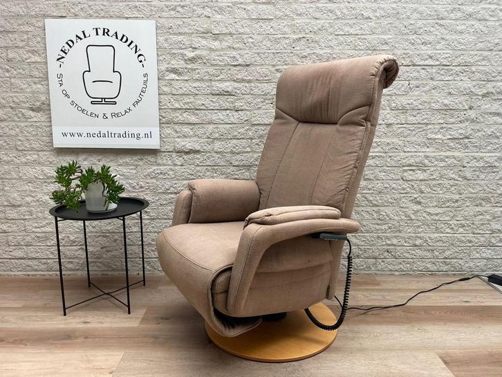 Prominent Malmo L relaxfauteuil relax stoel fauteuil verstb, Huis en Inrichting, Fauteuils, Gebruikt, Stof, 50 tot 75 cm, Minder dan 75 cm