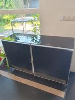 Besta kast, Huis en Inrichting, Kasten | Televisiemeubels, Ophalen, Gebruikt, 100 tot 150 cm, Glas