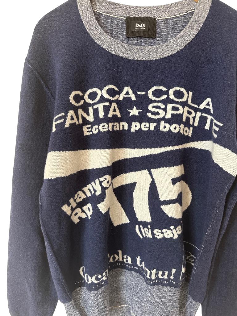 Dolce & Gabbana trui L, Blauw, Ophalen of Verzenden, Zo goed als nieuw