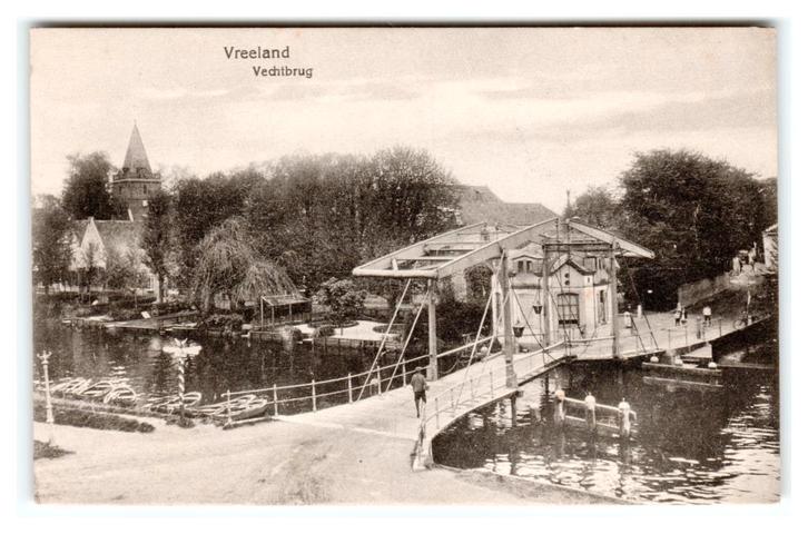 Vreeland, Vechtbrug, Verzamelen, Ansichtkaarten | Nederland, Ongelopen, Utrecht, Voor 1920, Ophalen of Verzenden