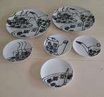 Servies: 2 schalen (31cm) & 4 schaaltjes (16.5cm), Ophalen, Keramiek, Overige stijlen, Schaal of Schalen