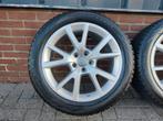 18 Inch Originele Audi A6 Winterset Nokian In Gave Staat, Ophalen, Gebruikt, Banden en Velgen, Winterbanden
