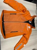 Thuisbezorgd jas maat L, Kleding | Heren, Jassen | Winter, Verzenden, Zo goed als nieuw, Maat 52/54 (L), Oranje