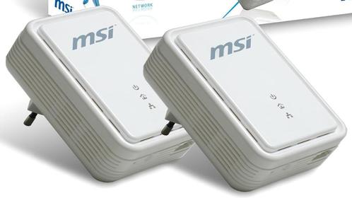 MSI MEGA ePower 200AV Wi-Fi versterker Kit Version II, Computers en Software, WiFi-versterkers, Zo goed als nieuw, Ophalen