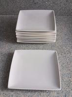 8 porseleinen Yong Squito dinerborden 16x16cm, Ophalen of Verzenden, Zo goed als nieuw, Bord(en), Overige stijlen