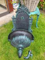 Muurfontein groen, Ophalen, Nieuw, Gietijzer, Fontein