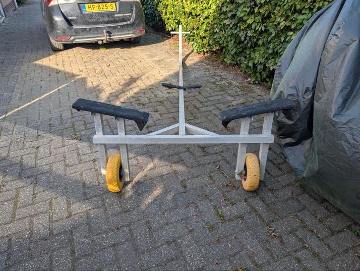 Aluminium strand trailer, Watersport en Boten, Bootonderdelen, Zo goed als nieuw, Overige typen, Ophalen