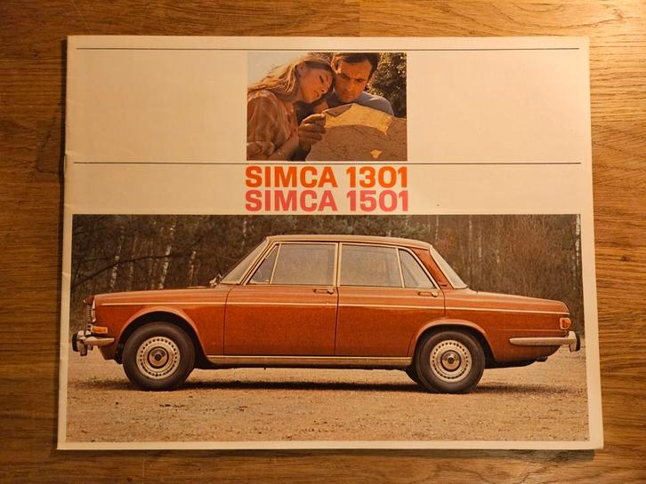 Brochure Simca 1301/1501 1966, Boeken, Auto's | Folders en Tijdschriften, Zo goed als nieuw, Overige merken, Ophalen of Verzenden