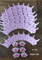 Princess Ariel kroon wrap cupcake prikker, Ophalen of Verzenden, Nieuw, Cupcakes, Versiering