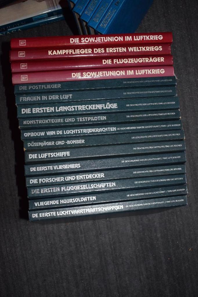 luchtvaart boeken serie 15 stuks geschiedenis vd luchtvaart, Ophalen, Gebruikt, Boek of Tijdschrift