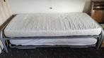 Onderschuifbed / Logeerbedden met matrassen, Ophalen, Gebruikt, 90 cm, Tweepersoons