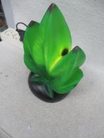 Vintage Tafellampje Cannabis / Wiet / Hennep-blad jaren 80, Ophalen of Verzenden, Gebruikt, Kunststof, Minder dan 50 cm