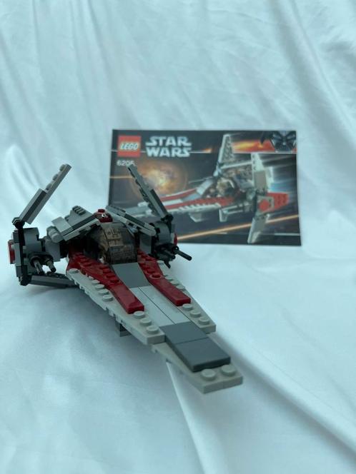 LEGO Star Wars 6205 - V-wing Fighter (2006) - Compleet, Verzamelen, Star Wars, Zo goed als nieuw, Actiefiguurtje, Ophalen of Verzenden