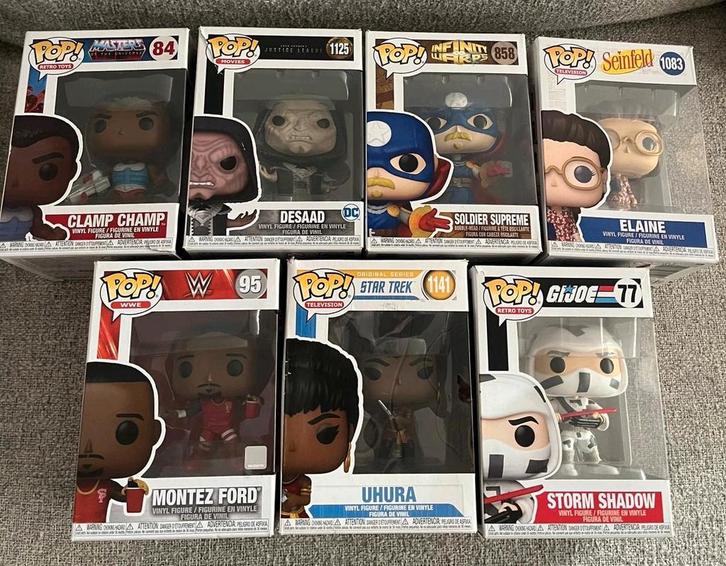 Diverse Funko Pop!'s met doosjes (prijs p.st), Verzamelen, Poppetjes en Figuurtjes, Ophalen of Verzenden