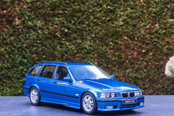 BMW 328i Touring M-Sport E36 OttoMobile 1/18 Blauw Nieuw OVP beschikbaar voor biedingen