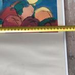 Walasse Ting ingelijste poster Gallery Delaive 80 cm x 60 cm, Hobby en Vrije tijd, Kaarten | Zelfgemaakt, Gebruikt, Ophalen of Verzenden