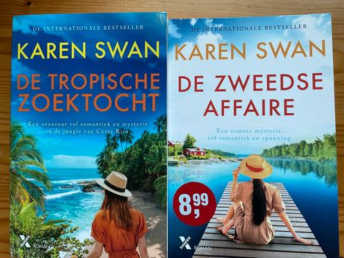 Karen Swan Romans - Tropische Zoektocht & Zweedse Affaire, Boeken, Romans, Zo goed als nieuw, Nederland, Ophalen of Verzenden