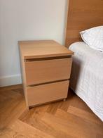 Nachtkastje 2 lades - 40x45x55, Ophalen, Overige materialen, Zo goed als nieuw, 45 tot 65 cm