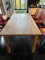 Houten tafel, Huis en Inrichting, Tafels | Eettafels, Ophalen, Gebruikt, 50 tot 100 cm, Vijf personen of meer