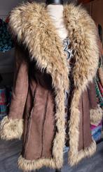 Afghaanse vintage penny lane vegan lammy fake schapenvacht, Kleding | Dames, Jassen | Winter, Bruin, Maat 42/44 (L), Ophalen of Verzenden
