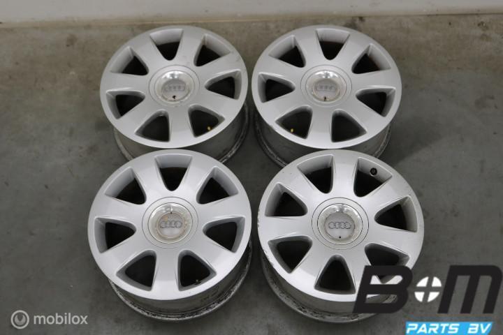 Originele 16 inch lichtmetalen velgen Audi A4 8E 8H0601025E, Auto-onderdelen, Banden en Velgen, Velg(en), 16 inch, Personenwagen