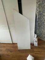 Witte houten plaat / paneel – 60180 cm (schuin gesneden)., Doe-het-zelf en Verbouw, Platen en Panelen, Ophalen of Verzenden, Gebruikt