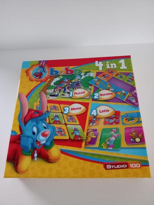 BOBO 4 Spellen in 1, Kinderen en Baby's, Speelgoed | Educatief en Creatief, Zo goed als nieuw, Ontdekken, Ophalen of Verzenden