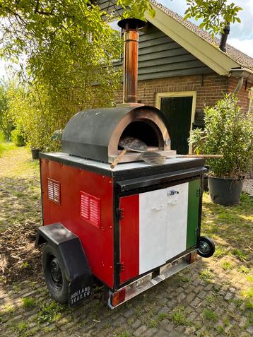 Pizza oven pizzaoven te huur huren aanhanger  beschikbaar voor biedingen