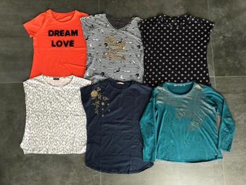 T-shirts, maat M = € 2,50 beschikbaar voor biedingen